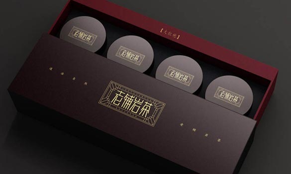 老铺岩茶礼盒，上海包装设计公司，茶叶包装设计公司