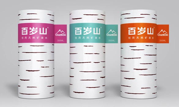 百岁矿泉水包装设计，上海包装设计公司，茶叶包装设计公司