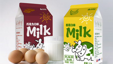 品牌牛奶外包装设计 儿童牛奶包装盒设计 屋型包装鲜奶系列、超高温灭菌奶系列包装、酸奶系列包装设计、袋装鲜奶系列、奶粉系列包装设计