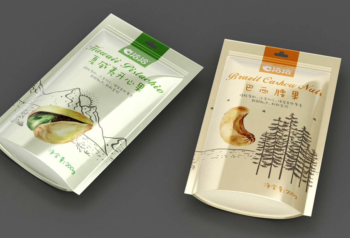 上海坚果包装设计，休闲食品包装设计公司，进口食品包装设计，上海包装设计公司，食品包装设计公司