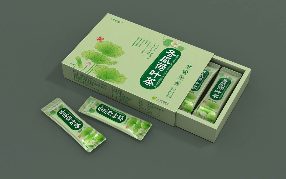 减肥瘦身的冬瓜荷叶包装设计,保健茶饮料包装设计公司,上海包装设计公司-医药包装策划设计公司