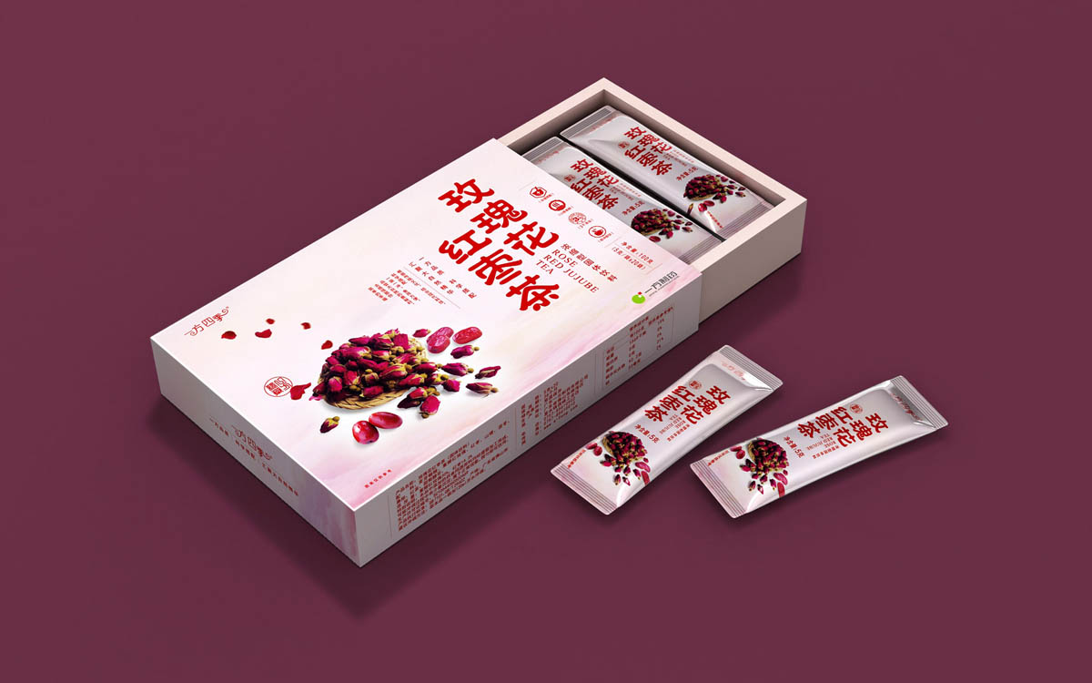 写实风格时尚果茶包装设计，固体饮料包装设计公司,上海包装设计公司-上海亘一医药策划设计公司