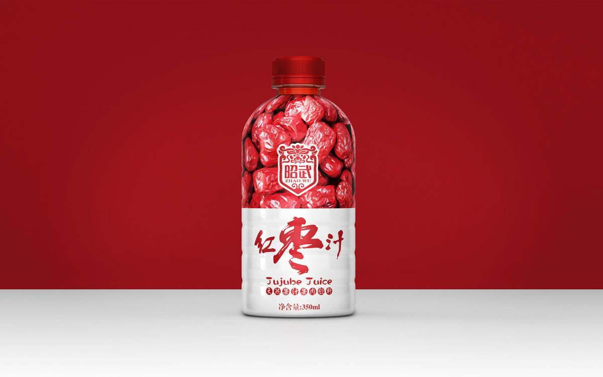 红枣汁饮料包装设计，品牌果汁饮料包装设计,上海包装设计公司,饮料包装策划设计