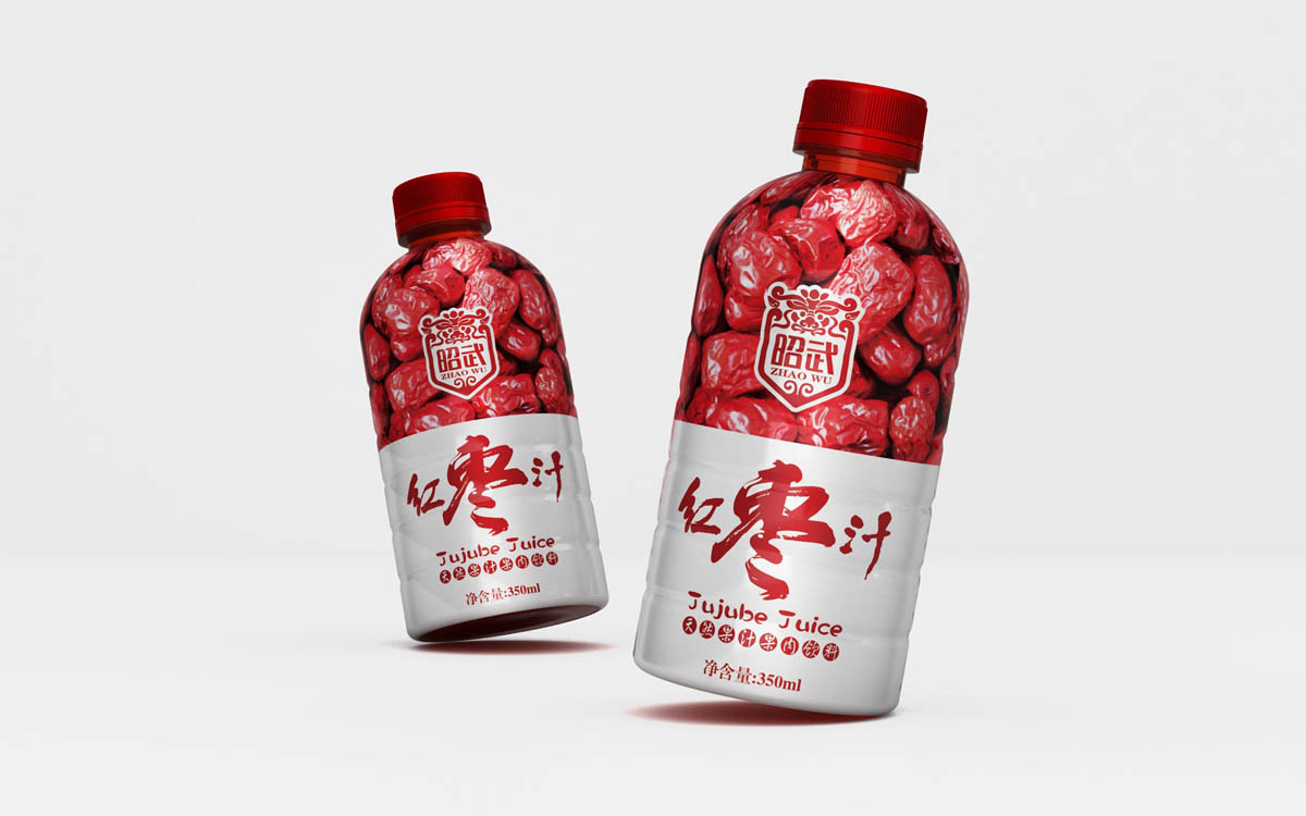 红枣汁饮料包装设计，品牌果汁饮料包装设计,上海包装设计公司,饮料包装策划设计